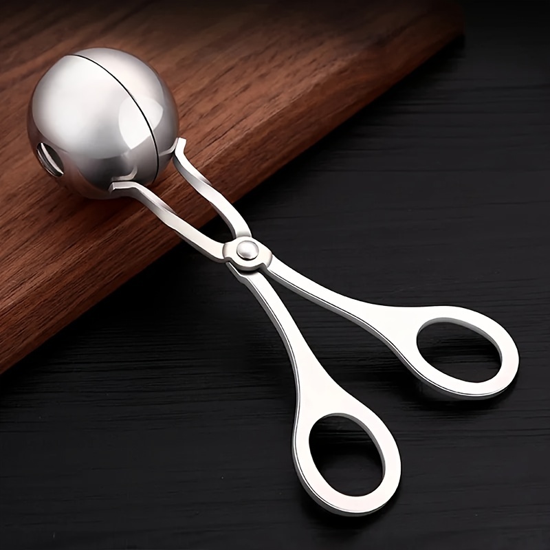Stainless Steel Meatball Maker Tongs With Non Slip Handles
