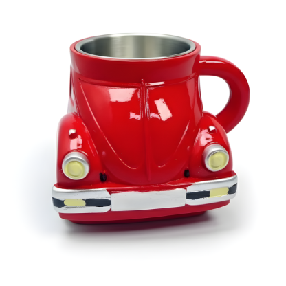 Fun Car Design Mug With Resin And Stainless Steel Build