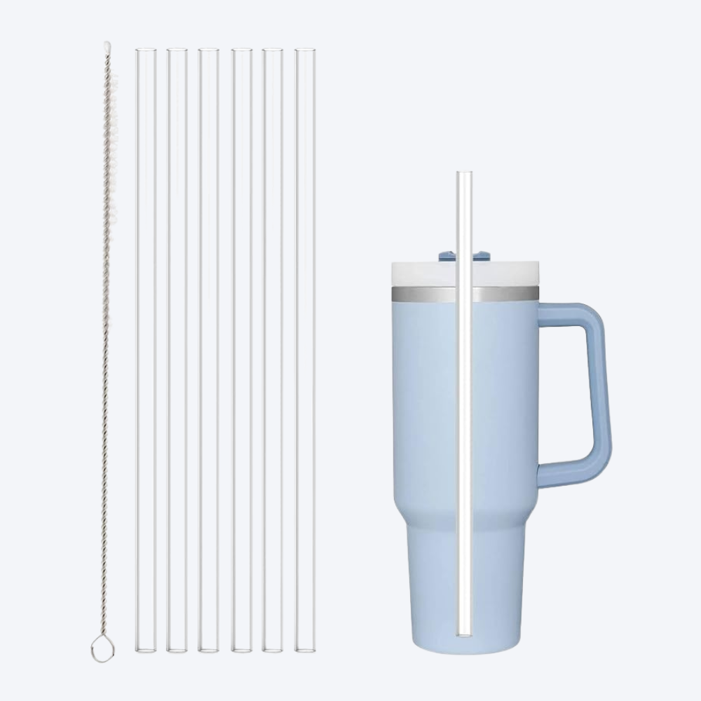 Cup Tumbler With Replacement Straw Pack Of 6