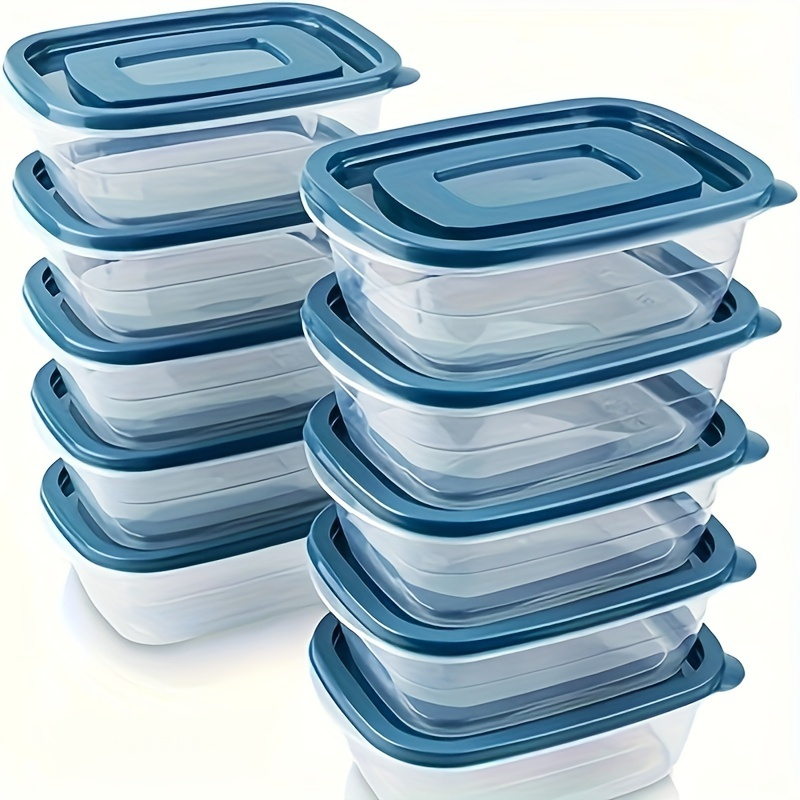 10 Piece Reusable Leak Proof Food Storage Box Set