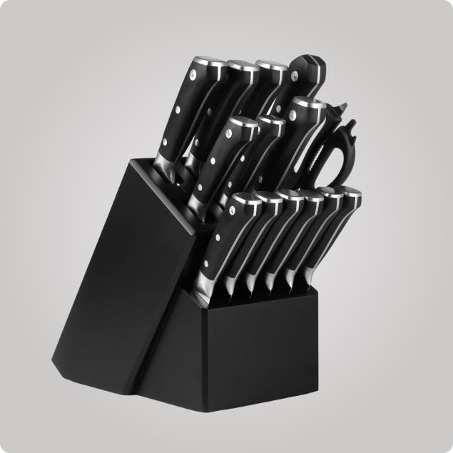 15 Piece Knife Set With Block