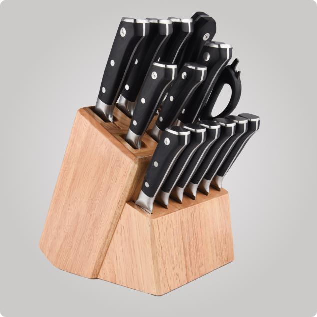 15 Piece Knife Set With Block