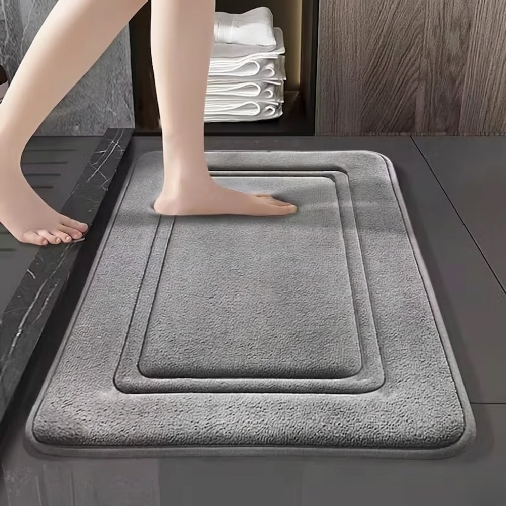 2 Piece Of Quick Dry Memory Foam Bath Mat