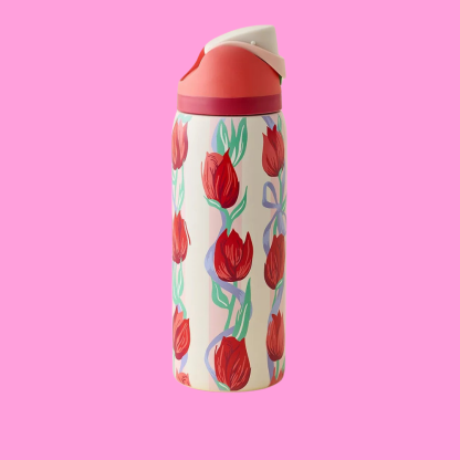 Tulip Flower 32oz Water Bottle