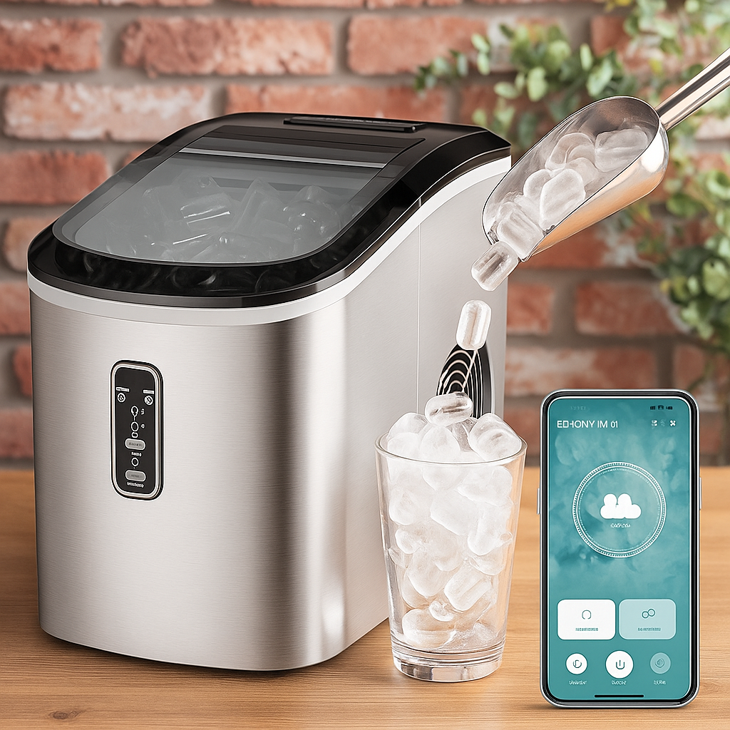 Nugget Ice Maker Countertop With Handle