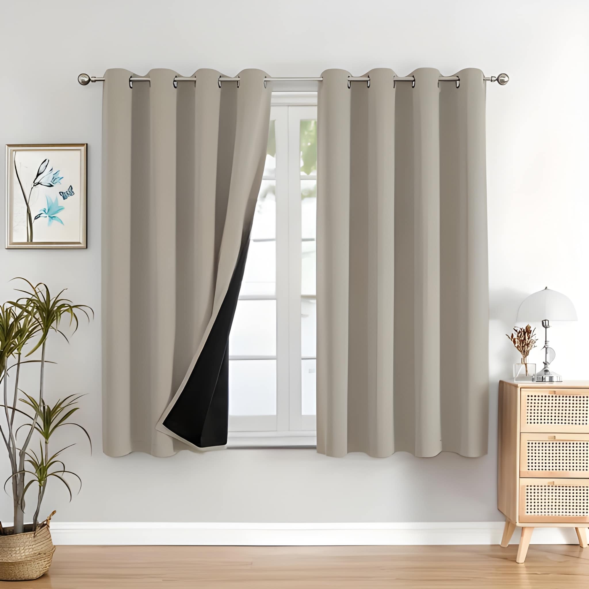 2 Piece 100% Blackout CurtainsCurtains