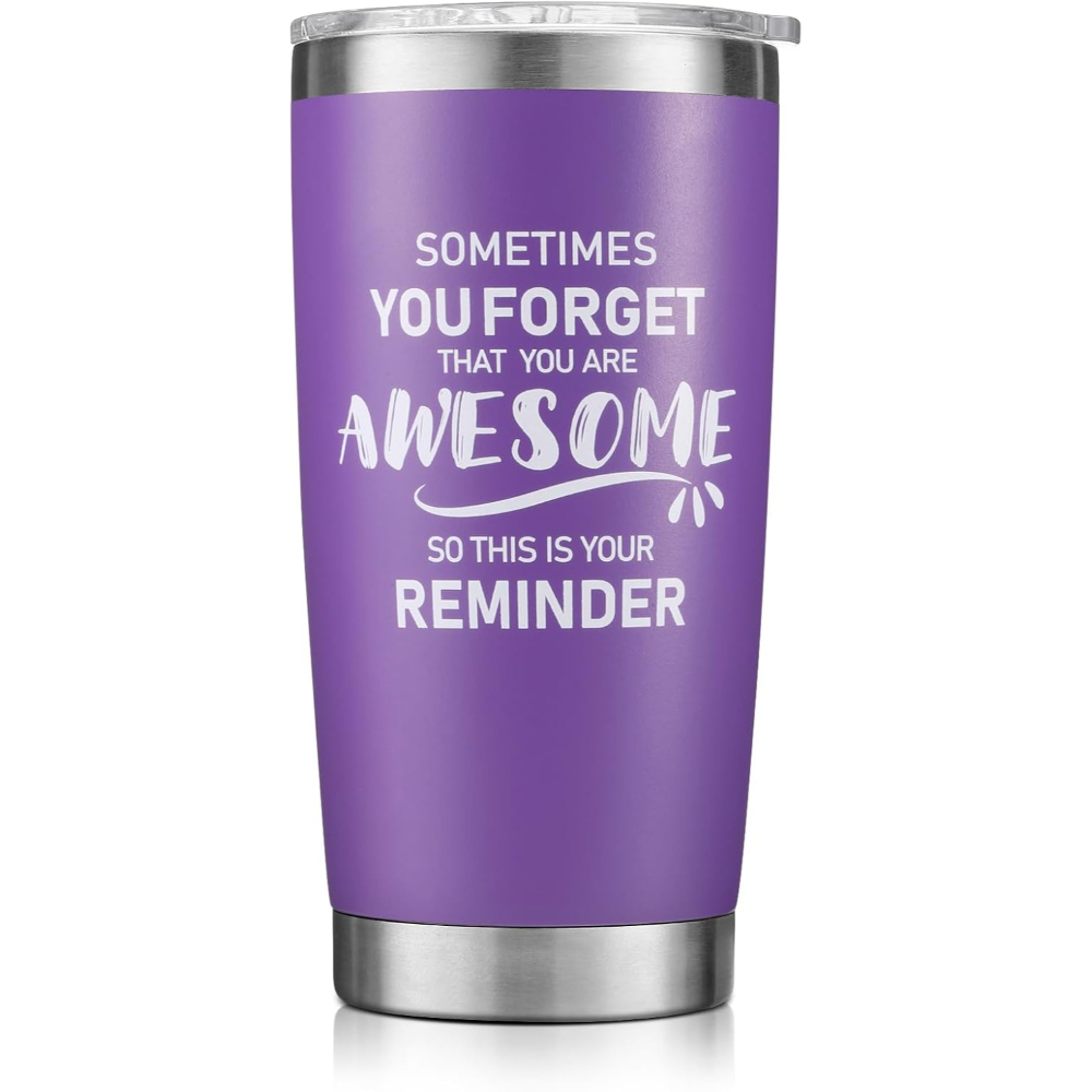 Stainless Steel Tumbler With Motivational Message