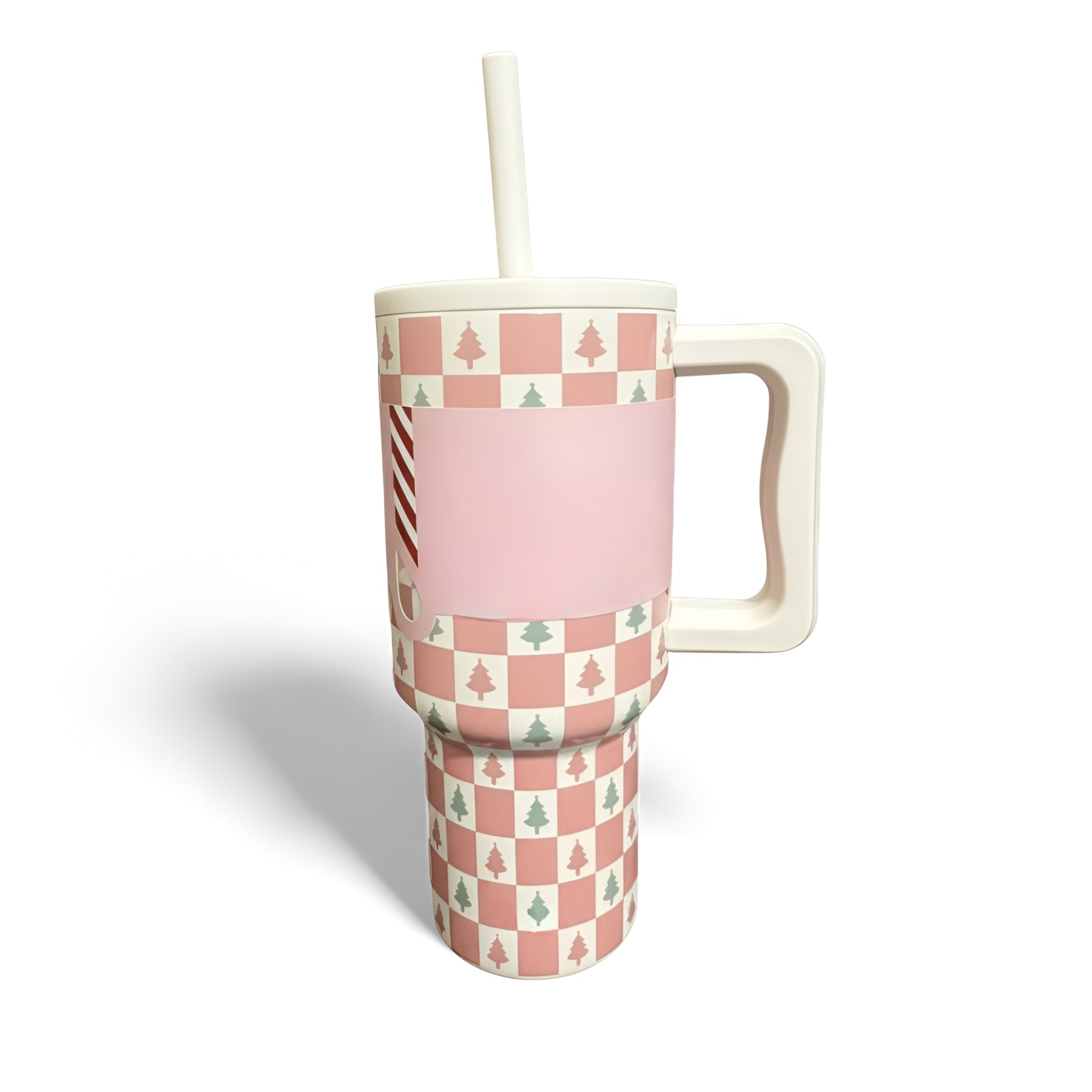 30oz Stainless Steel Trek Tumbler With Straw