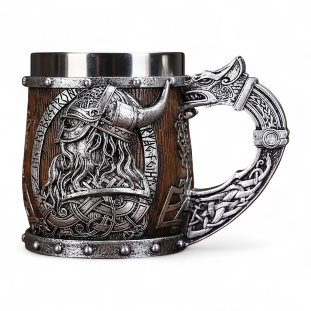 Stainless Steel Viking Beer Cup