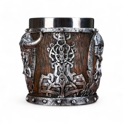 Stainless Steel Viking Beer Cup