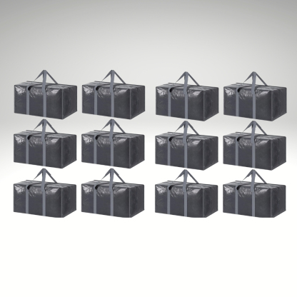 6 Pack Extra Heavy Duty Large Moving Bags with Strong Zipper And Comfortable Handles