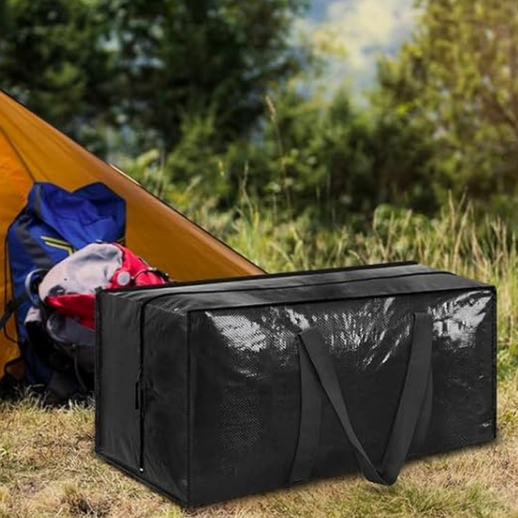 6 Pack Extra Heavy Duty Large Moving Bags with Strong Zipper And Comfortable Handles