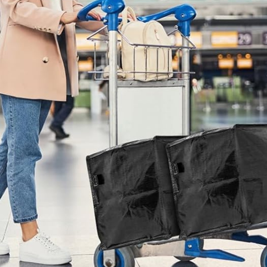 6 Pack Extra Heavy Duty Large Moving Bags with Strong Zipper And Comfortable Handles