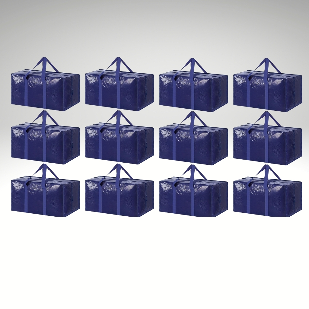 6 Pack Extra Heavy Duty Large Moving Bags with Strong Zipper And Comfortable Handles