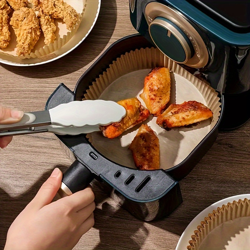 Non Stick Air Fryer Liners With Square Paper Design