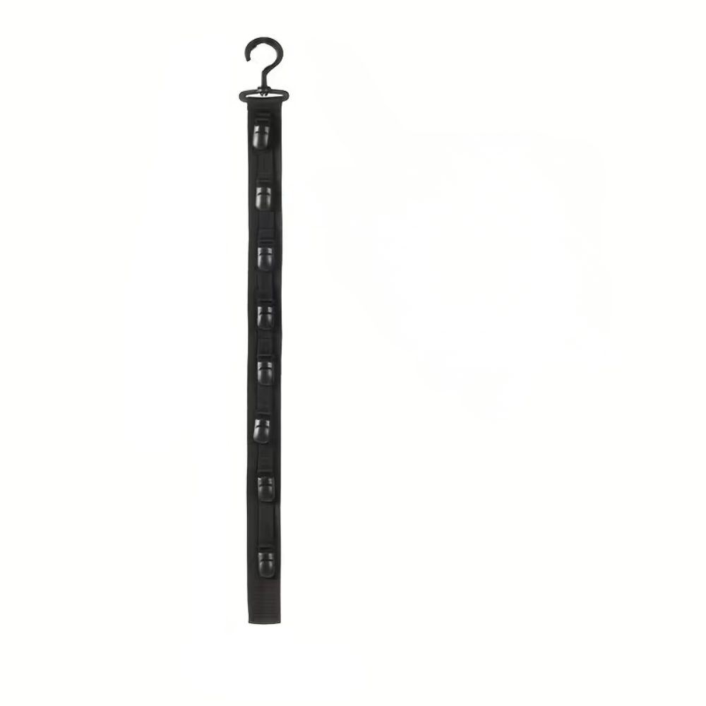 Eight Clip Closet Hat Storage Strap