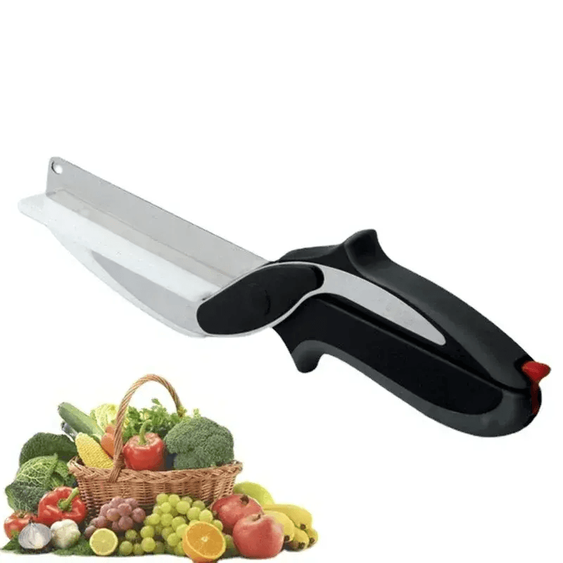 Versatile Kitchen Scissors With Built In Cutting Board