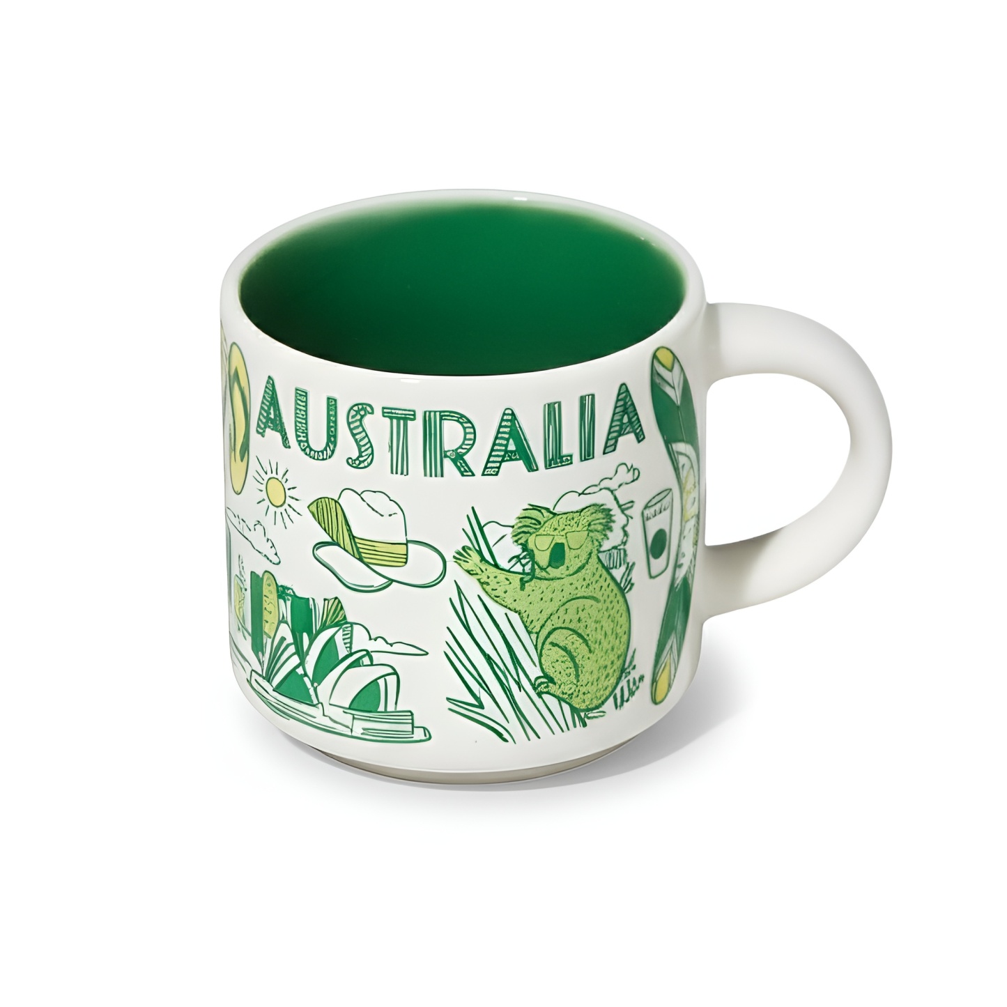 Australian Beach Theme Travel Mini Mug Set