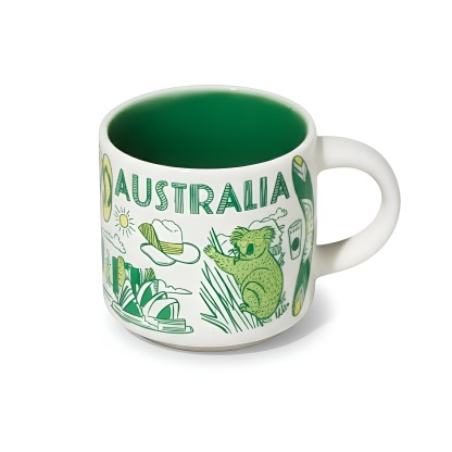 Australian Beach Theme Travel Mini Mug Set