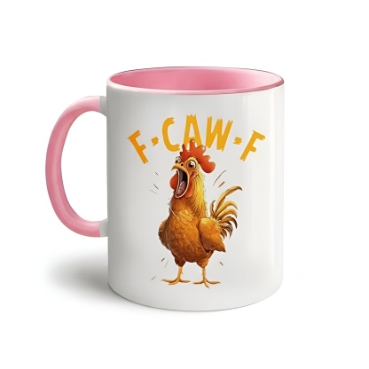 Cartoon Rooster Theme Ceramic Coffee Mug