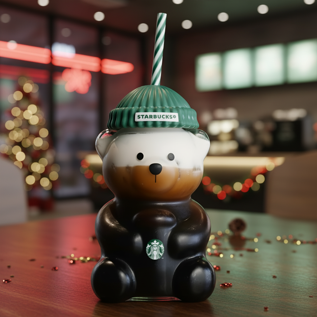Starbies Bearista Coffee Cup For Holiday Gift And Family Gatherings
