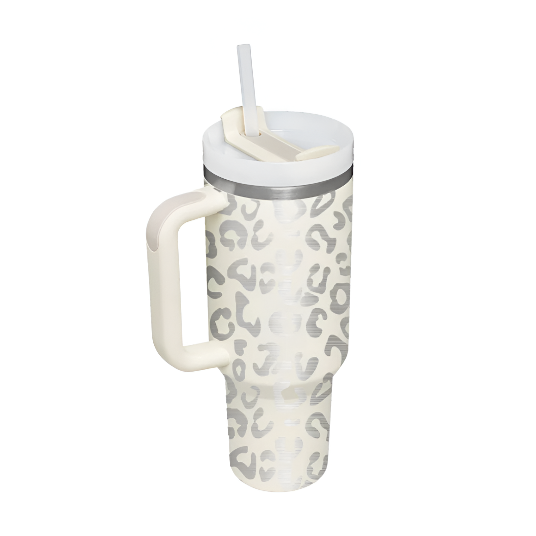 Ergonomic Straw Travel Tumbler With Bold Hydration Designed