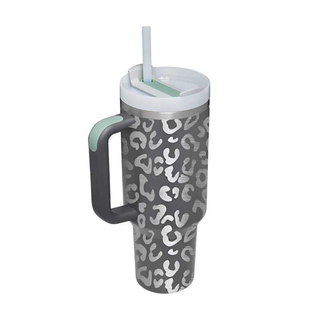 Ergonomic Straw Travel Tumbler With Bold Hydration Designed