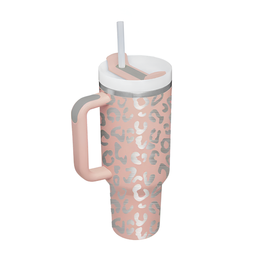 Ergonomic Straw Travel Tumbler With Bold Hydration Designed