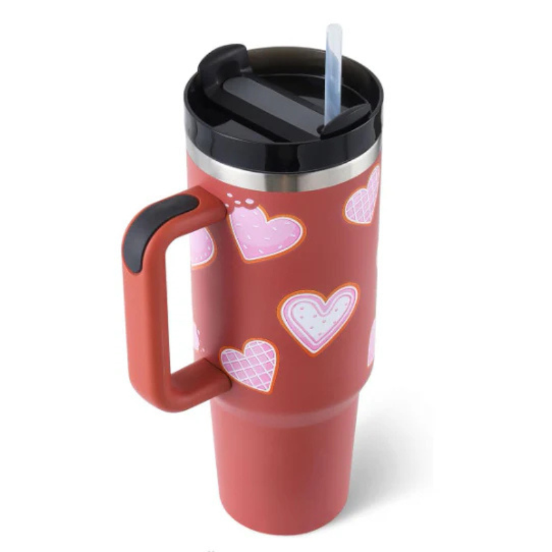 Ergonomic Straw Travel Tumbler With Bold Hydration Designed