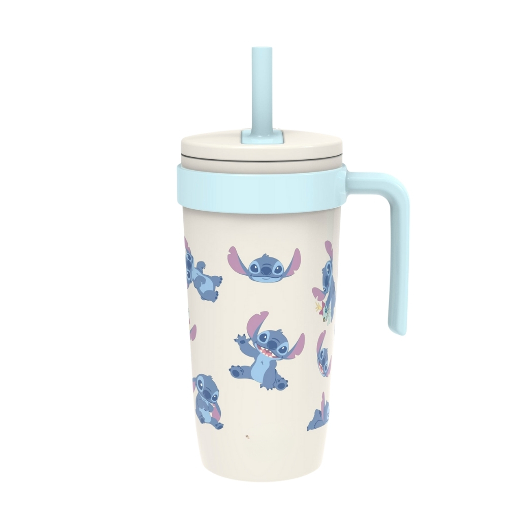 18 Oz Fairway Stainless Steel Straw Tumbler With Handle