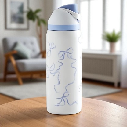 Floral Pattern Water Bottle