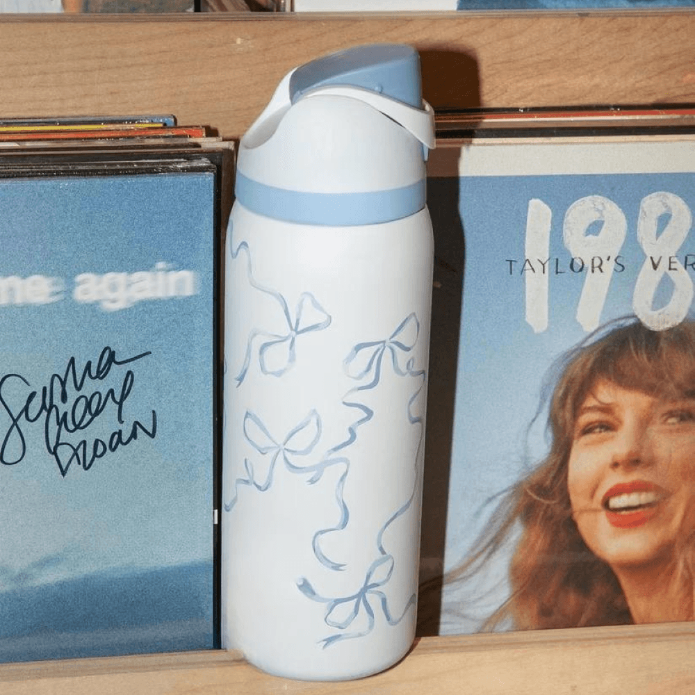 Floral Pattern Water Bottle