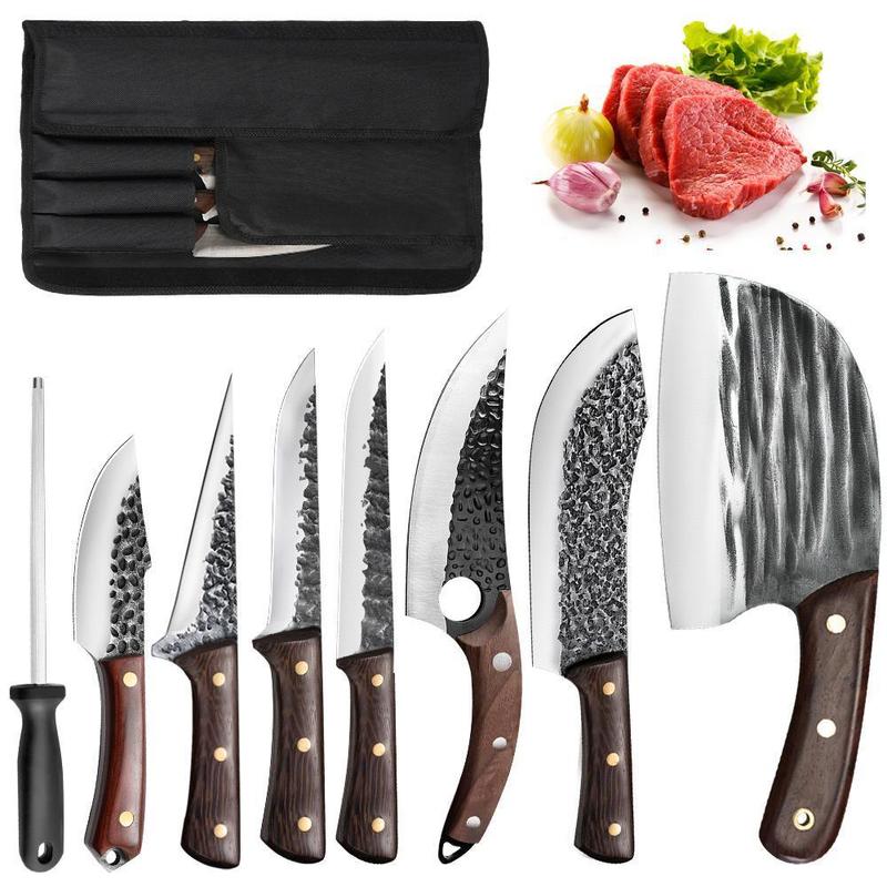 Kitchen Knife Set with Acrylic Block