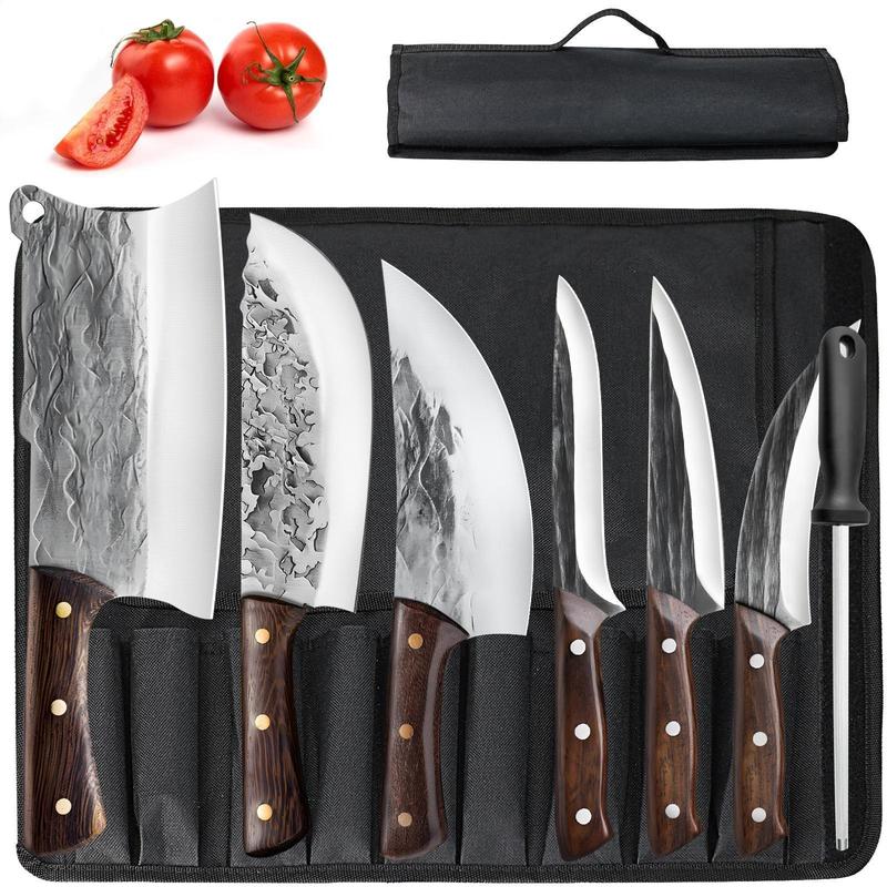 Kitchen Knife Set with Acrylic Block