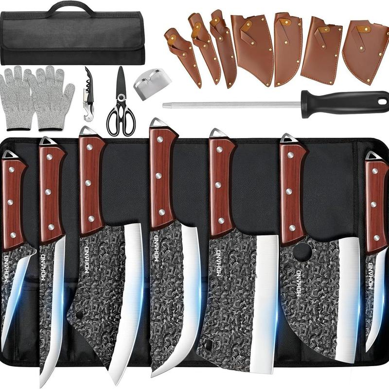 Kitchen Knife Set with Acrylic Block