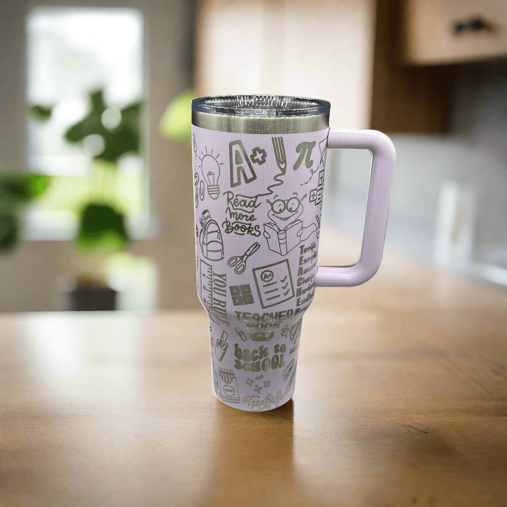Teacher Laser Engraved Personalized Tumbler