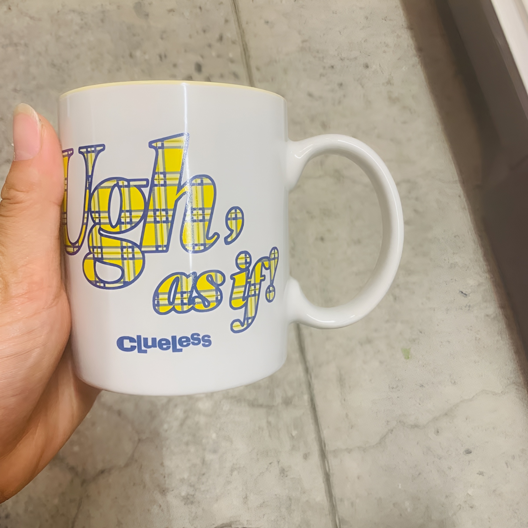 Pack Of Two Ceramic Coffee Mug With Text Print