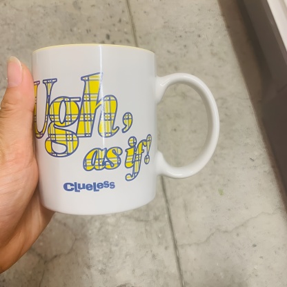 Pack Of Two Ceramic Coffee Mug With Text Print