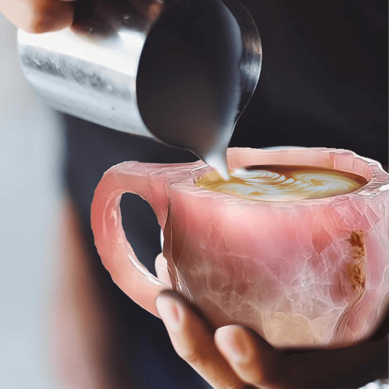 Purple Stone Effect Coffee Mug