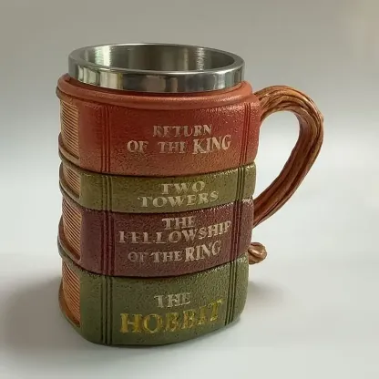 Retro Stacked Books Coffee Mug