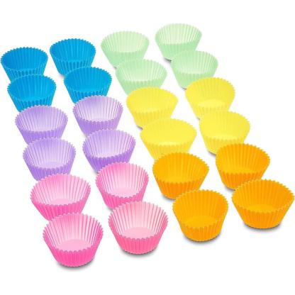 Reusable Silicone Round Baking Cups