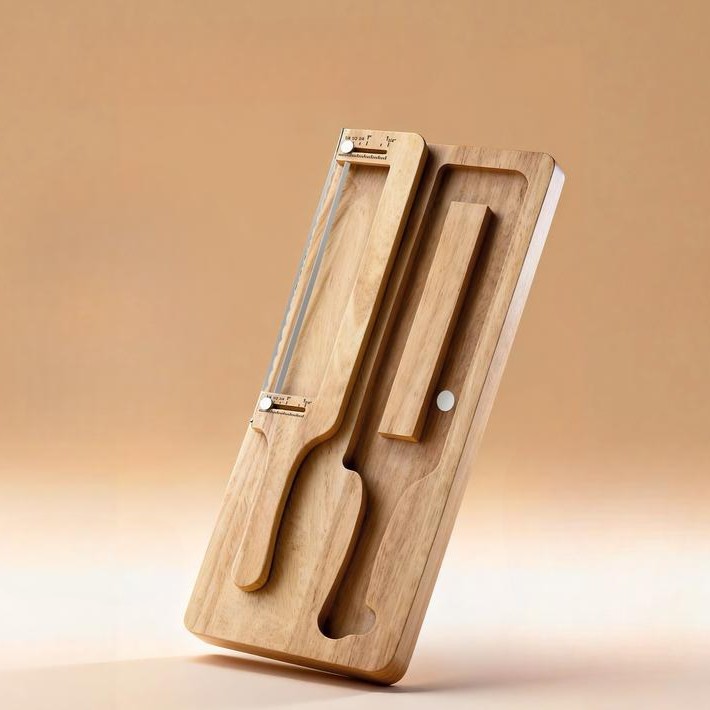 Welsteepse 2-in-1 Sourdough Bread Knife And Cutting Board Set with Magnetic Storage 