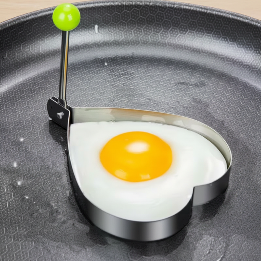 Fried Egg Ring Mold Stainless Steel Set For Cooking Pancake Shapes