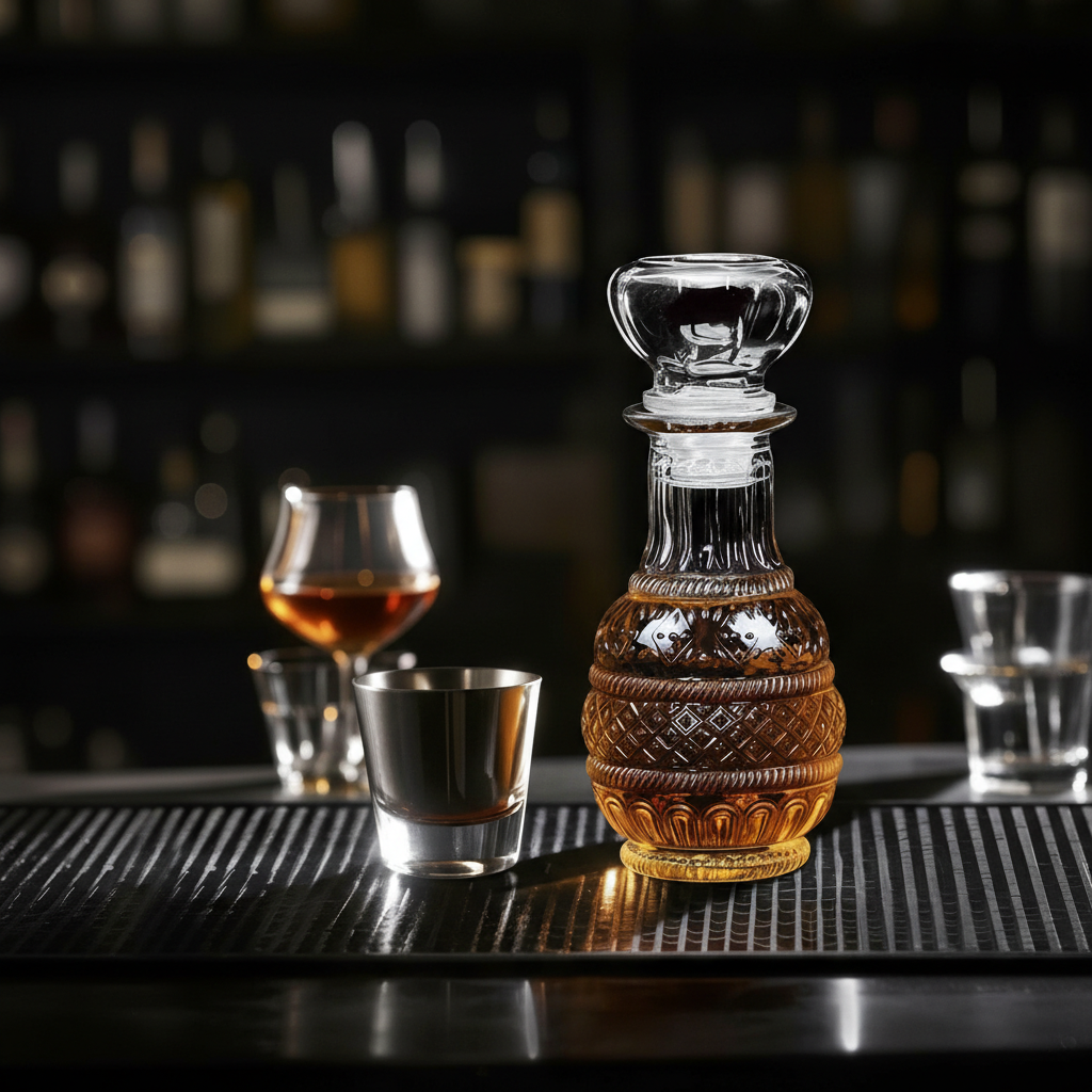 Refillable Glass Bottle With Screw Cap