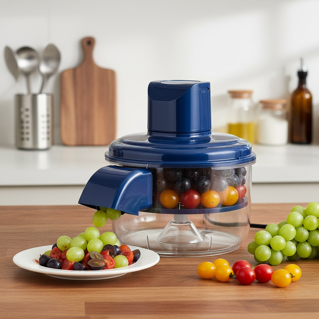 Electric Fruit Peeling Machine With Easy Clean Container Design