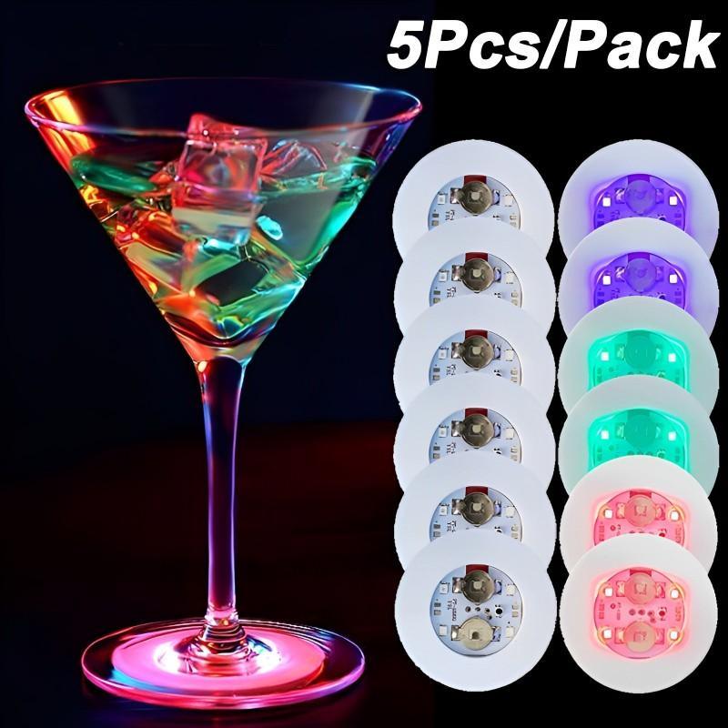 Luminous LED Sticker Cocktail Coaster