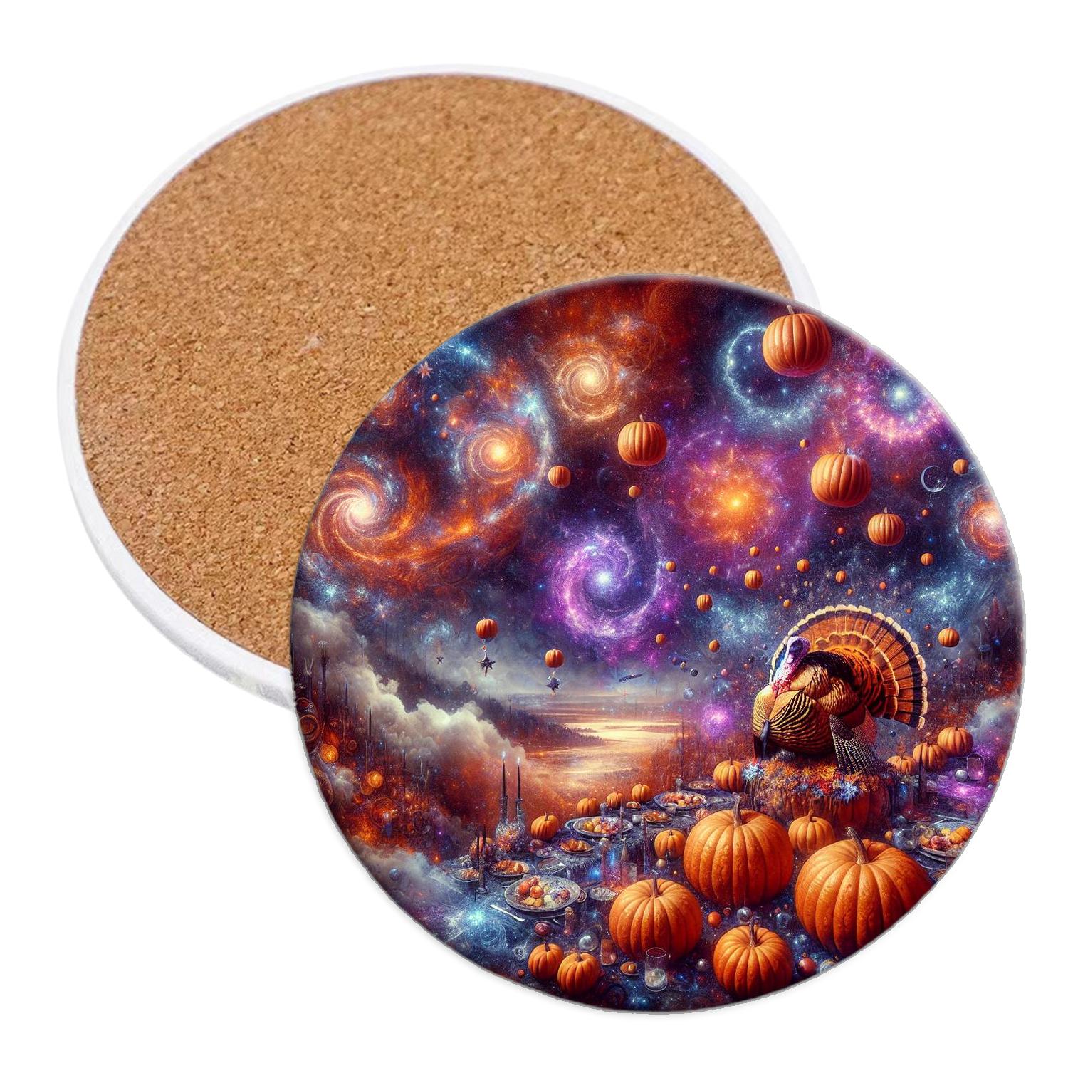 Celestial Feast - Cosmic Thanksgiving Insulated Tumblers