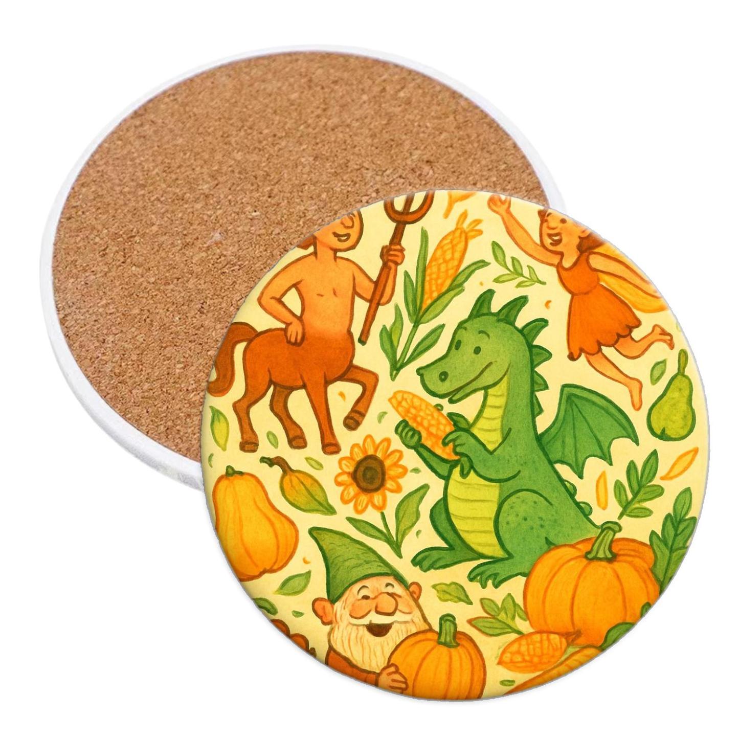 Mythical Harvest - Celebration Of Abundance Travel Tumblers