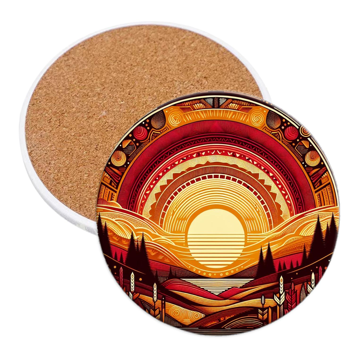 Sunset Reverie - Indigenous Peoples Day Decorative Tumblers