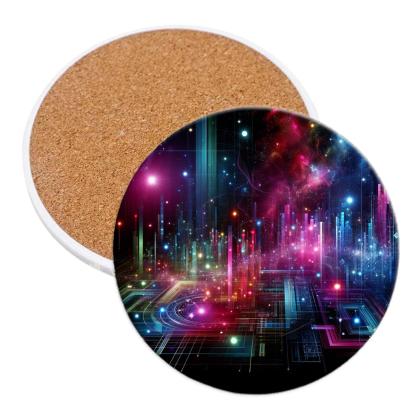 Futuristic Festival Of Lights - Illuminated Universe Custom Tumblers